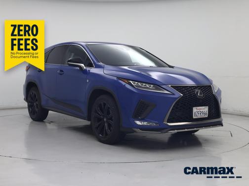 Blue 2021 Lexus RX 350 F-Sport
