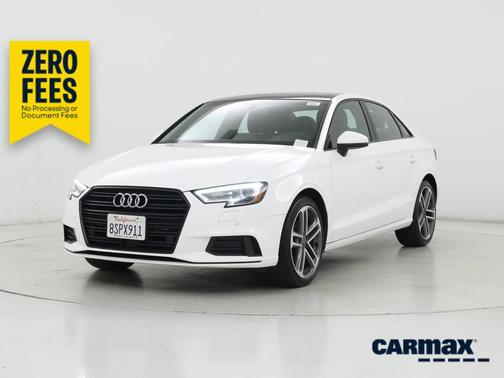 White 2020 Audi A3 Premium