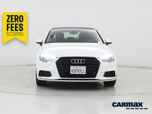 White 2020 Audi A3 Premium