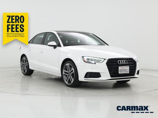 White 2020 Audi A3 Premium