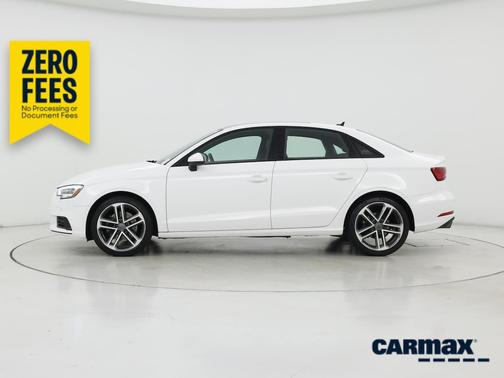 White 2020 Audi A3 Premium