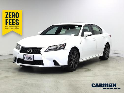 White 2015 Lexus GS 350