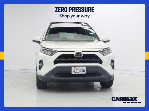 White 2021 Toyota RAV4 XLE Premium