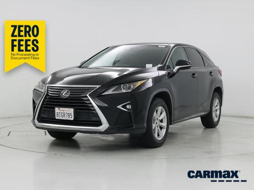 Black 2017 Lexus RX 350