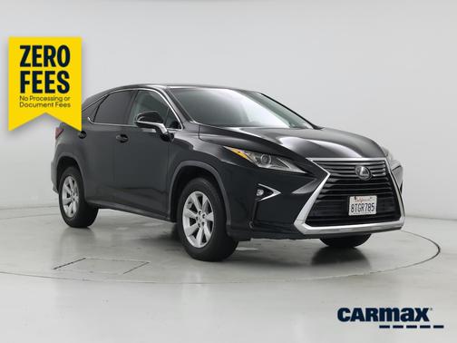 Black 2017 Lexus RX 350