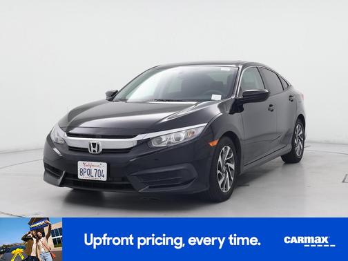 Black 2017 Honda Civic EX