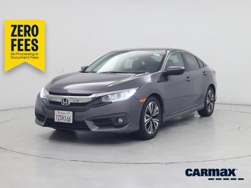 Gray 2017 Honda Civic EX-L
