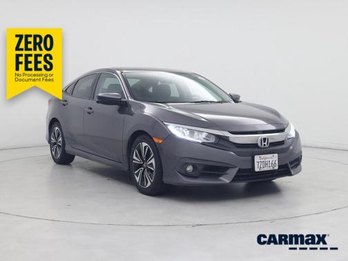 Gray 2017 Honda Civic EX-L