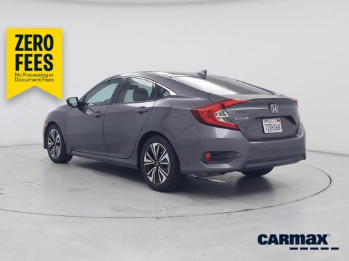 Gray 2017 Honda Civic EX-L