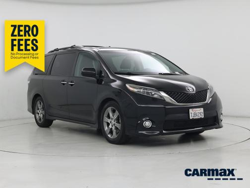 Black 2015 Toyota Sienna SE