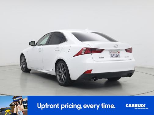 White 2015 Lexus IS 250