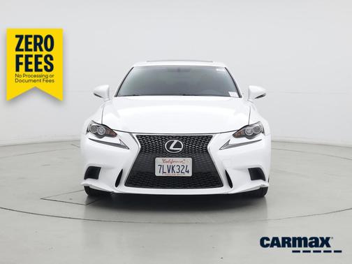 White 2015 Lexus IS 250