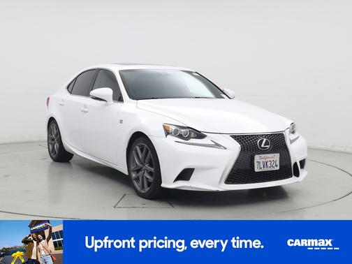 White 2015 Lexus IS 250