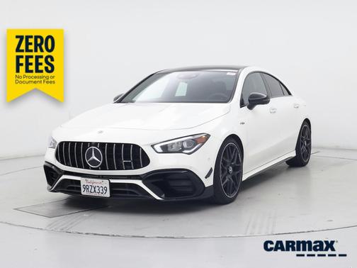 White 2021 Mercedes-Benz AMG CLA 45