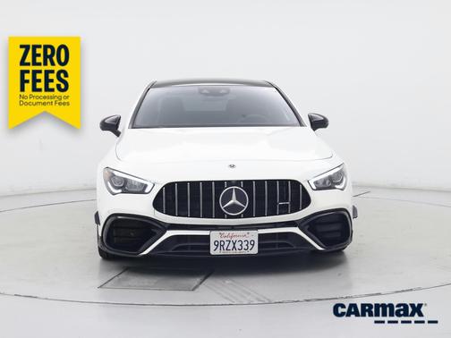 White 2021 Mercedes-Benz AMG CLA 45