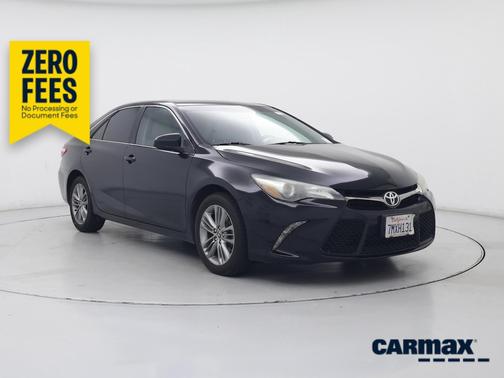 Black 2015 Toyota Camry SE