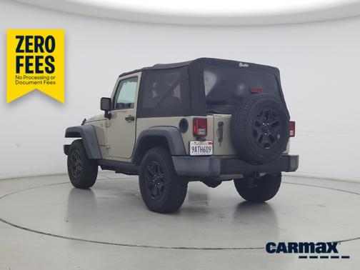 Tan 2018 Jeep Wrangler Willys Wheeler