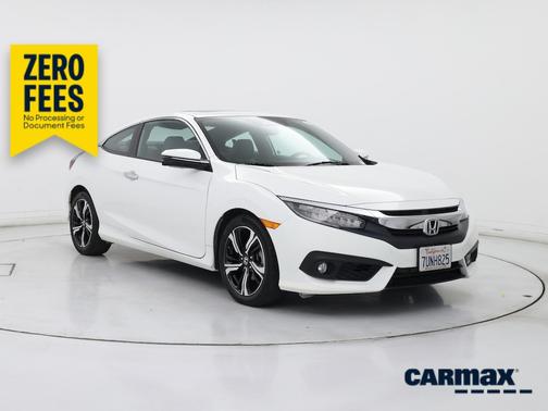 White 2016 Honda Civic Touring