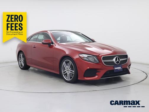 Red 2018 Mercedes-Benz E-Class