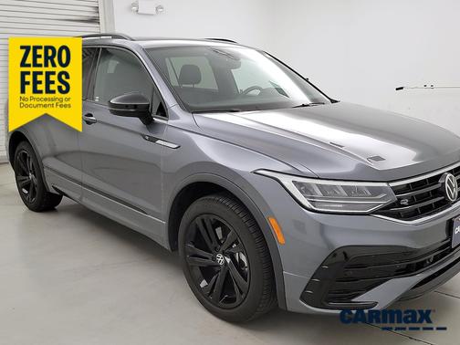 Gray 2023 Volkswagen Tiguan SE R-Line Black