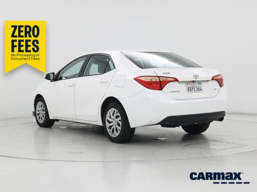 White 2019 Toyota Corolla LE
