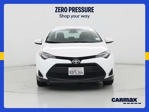 White 2019 Toyota Corolla LE