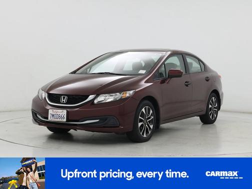 Burgundy 2015 Honda Civic EX