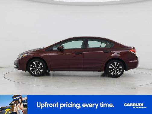 Burgundy 2015 Honda Civic EX