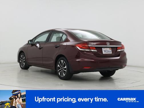 Burgundy 2015 Honda Civic EX
