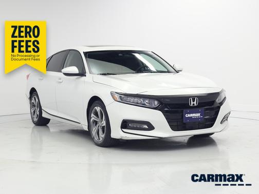 White 2019 Honda Accord EX