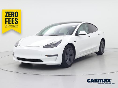 White 2022 Tesla Model 3 Long Range
