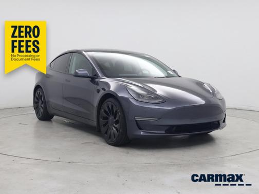Gray 2023 Tesla Model 3