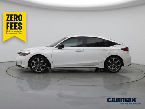 White 2025 Honda Civic Hybrid Sport Touring
