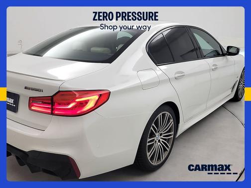 White 2018 BMW M550 I xDrive