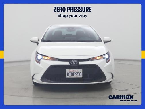 White 2020 Toyota Corolla LE