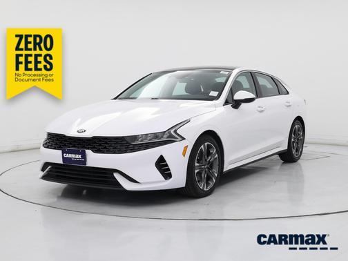 White 2021 Kia K5 EX