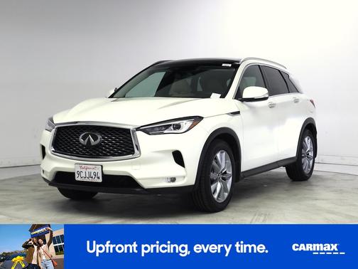 White 2022 INFINITI QX50 Luxe