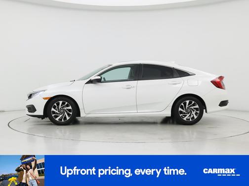 White 2017 Honda Civic EX