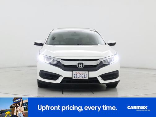 White 2017 Honda Civic EX