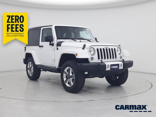 White 2016 Jeep Wrangler Sahara