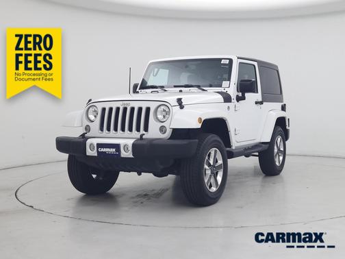 White 2016 Jeep Wrangler Sahara