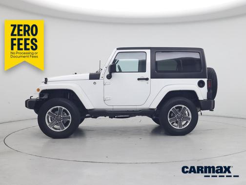 White 2016 Jeep Wrangler Sahara