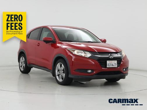 Red 2017 Honda HR-V EX