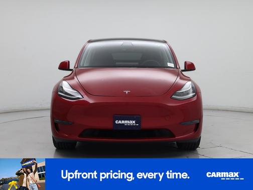 Red 2020 Tesla Model Y Long Range