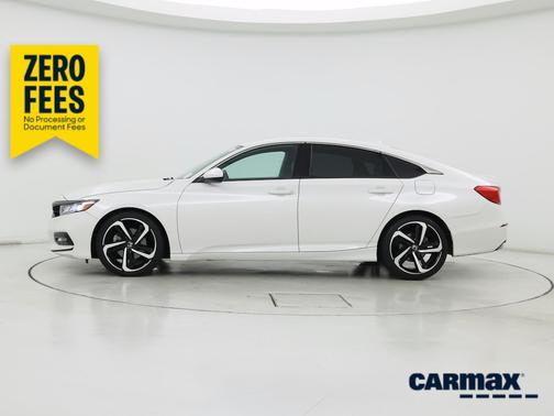 White 2018 Honda Accord Sport