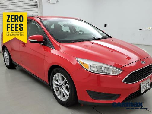 Red 2017 Ford Focus SE