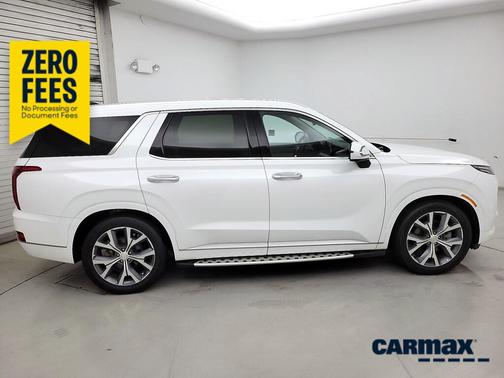 White 2021 Hyundai PALISADE Limited