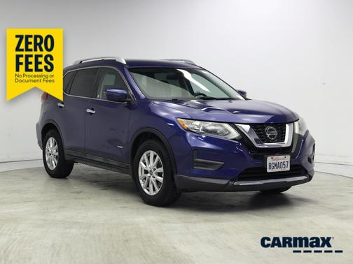 Blue 2018 Nissan Rogue Hybrid SV