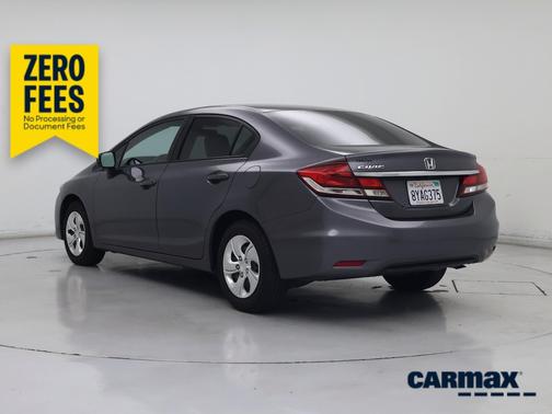Gray 2015 Honda Civic LX