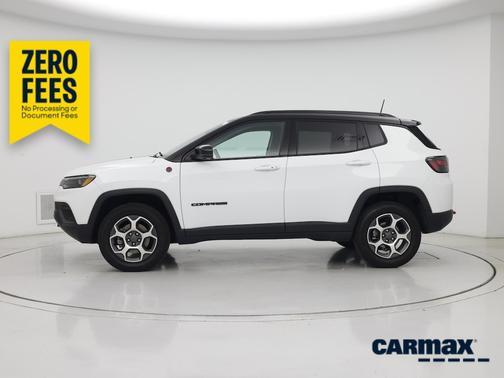 White 2022 Jeep Compass Trailhawk